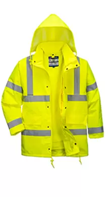 Светоотражающая дорожная куртка Portwest S468 4-в-1, желтый