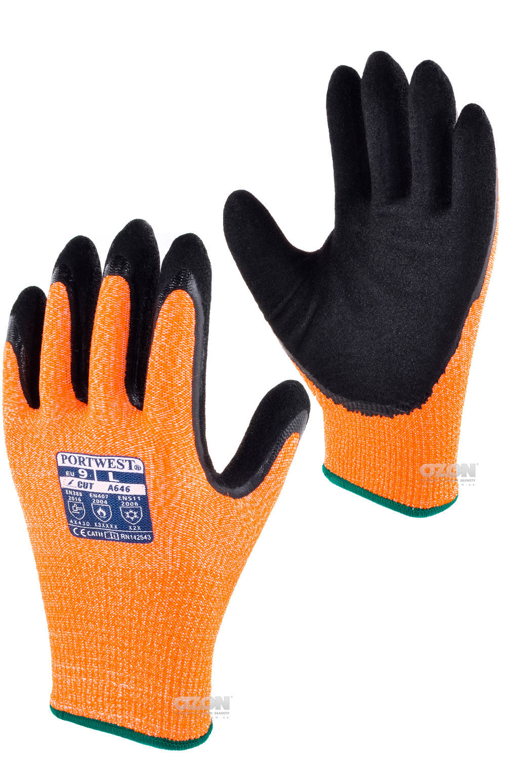 Перчатки Portwest A646 нитриловые, с защитой от холода, порезов - Фото 1