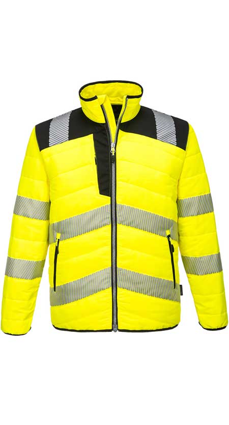 Куртка сигнальна Portwest утеплена PW371, жовтий