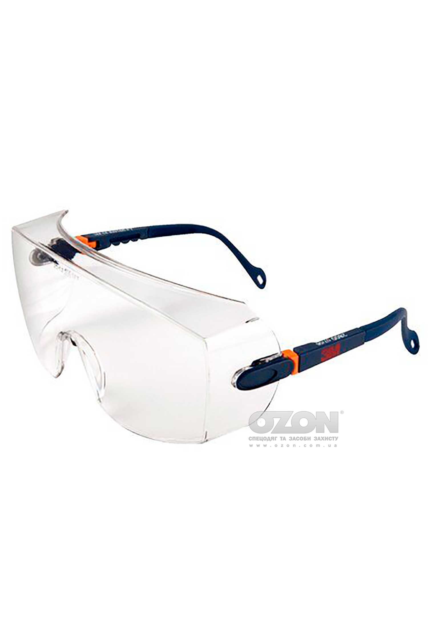 Захисні окуляри 3M™ 2800 AS, поверх коригуючих - Фото 1