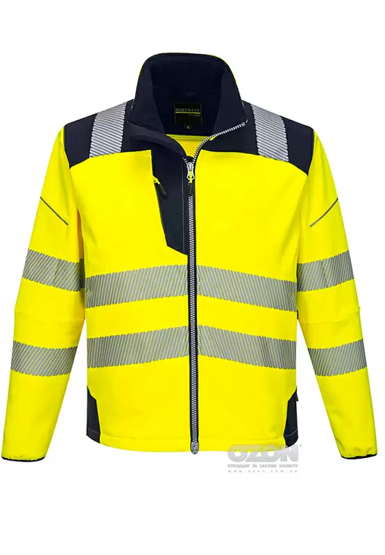 Куртка робоча сигнальна Portwest T402 Softshell - Фото 1