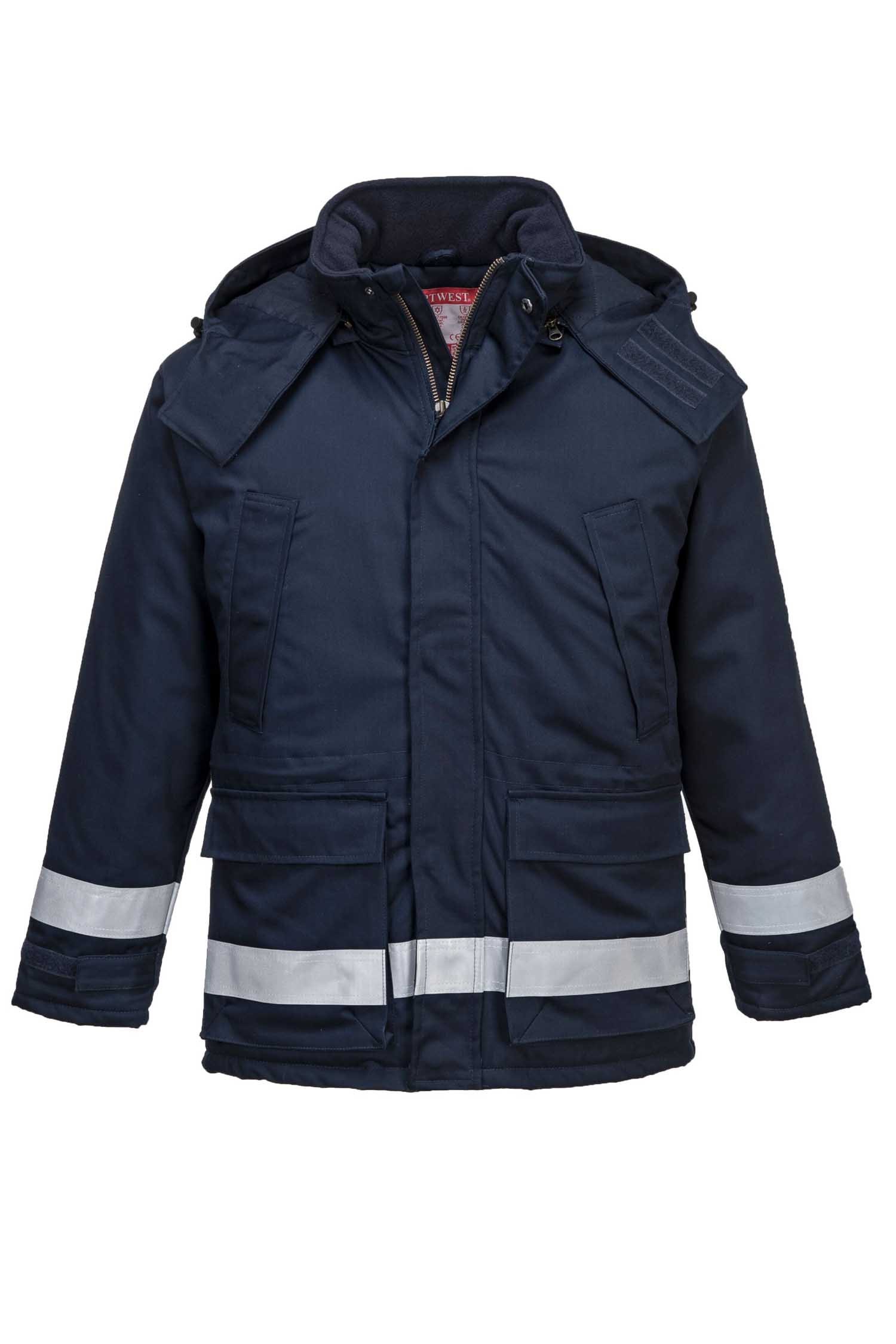Куртка рабочая огнестойкая антистатическая утепленная зимняя Portwest FR59 - Фото 1