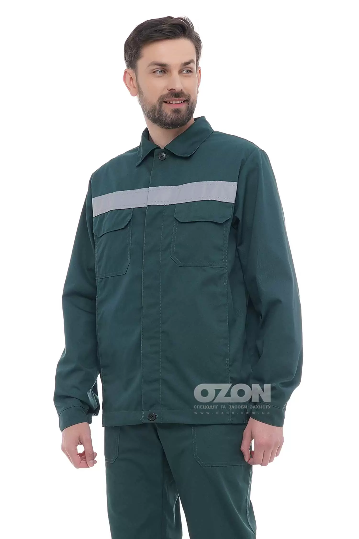 Куртка рабочая Стандарт СВЛ К5, зеленый - Фото 1