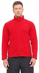 Куртка флісова B&C DUO, червона, без капюшону