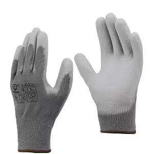 12 пар перчатки трикотажные с полиуретановым покрытием OZON, 5-022